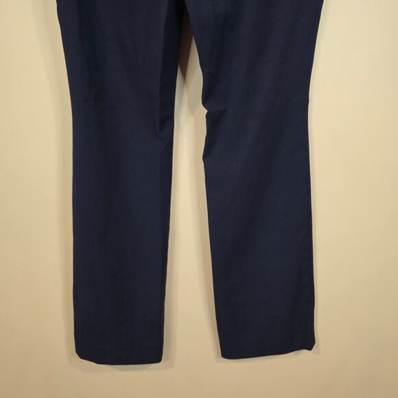 Women's WHBM Navy Blue "Ines Curvy Boot Leg" Dress Pants Trousers | Size 6 - Picture 7 of 12